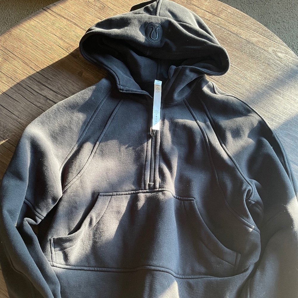 LULULEMON Scuba Black Half Zip Hoodie
